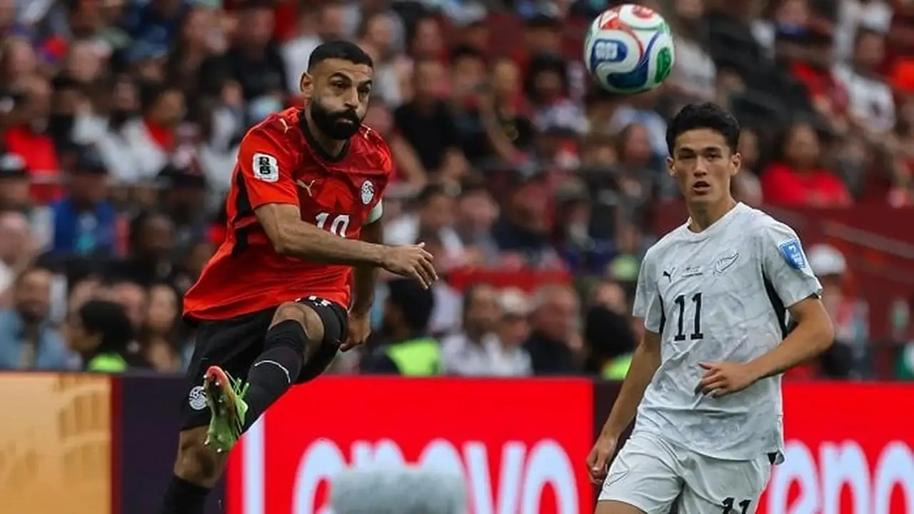 محمد صلاح يحقق هدف مصر الثاني في مواجهة نيوزيلندا بكأس العالم